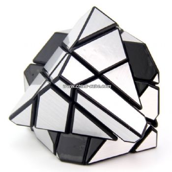 GhostCube Black Silver stickers Magic cube Puzzles Toys