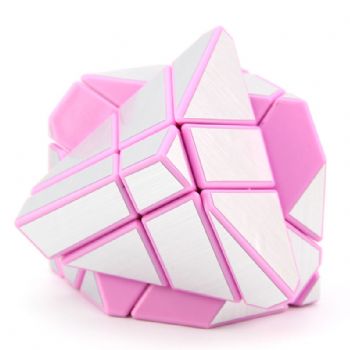 GhostCube Pink Silver stickers Magic cube Puzzles Toys