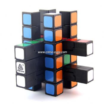 WitEden 3x3x6 Cuboid Cube(Black)