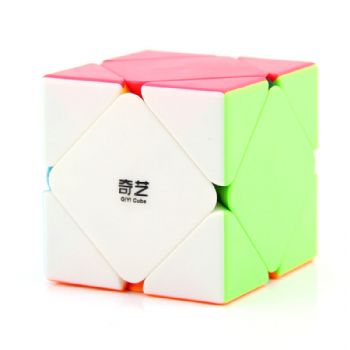 Qiyi QiCheng S Skewcube Speed Stickerless Magic Cube - Colorful