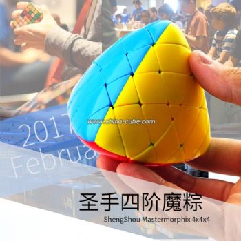 Shengshou Mastermorphix Stickerless 4x4 Magic Cube Colorful