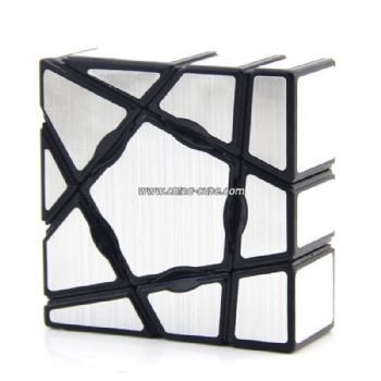 YongJun Ghost Cube Irregular 1X1 Speed Cube - Silver