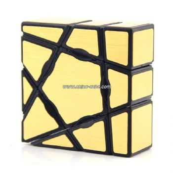 YongJun Ghost Cube Irregular 1X1 Speed Cube - Golden