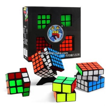 Shengshou Legend Series 4 in 1 Gift Box Packing Stickerless Speed Cube Puzzle Colorful