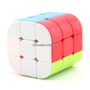 New Fanxin Cylinder Cube Stickerless Magic Cube Speed Twist Puzzle Educational Toys Cubo Magico Toys For Children Kids