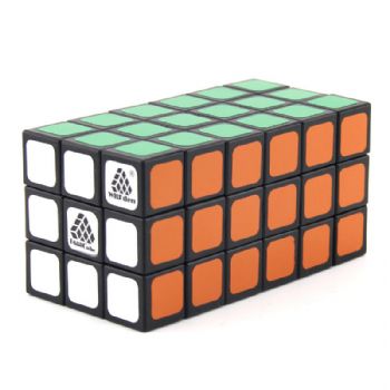 Witeden 1688Cube 3x3x6 立方体魔方(中心对称),1688Cube 3x3x6 Cuboid Cube(Symmetric) Black