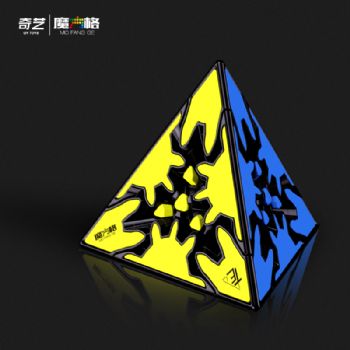 Newest Qiyi Gear Pyramind Magic Cube Mofangge Speed Gear Pyramindsed  Professional Cubo Magico Gear Puzzle Series Toys