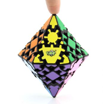 Lanlan Gear Cube Cone Dodecahedron Magic Cube Puzzle Black Twist Cubo Magico Professional Educational gift toys Game