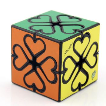 LanLan Gear heart Lucky clover strange shape professional speed cube educational Logic game romantic gift toy