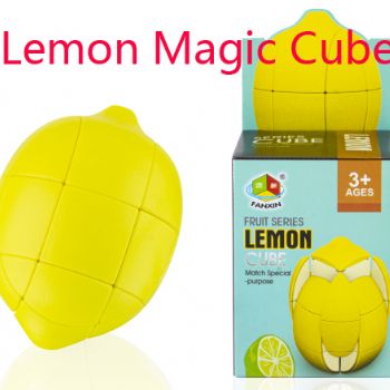 FanXin Fruit Lemon Magic Cube Professional Speed Puzzle Twisty Antistress Educational Toys For Children Gift