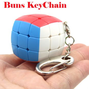 FanXin Key Chain Mini buns Keychain Twisty Brain Teaser Antistress Educational Toys