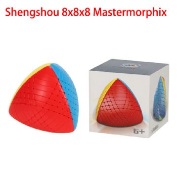 Shengshou 8x8x8 Mastermorphix Magic Cube Dumpling Stickerless Magic Cube Speed Cube Zongzi